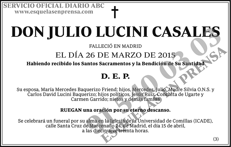 Julio Lucini Casales